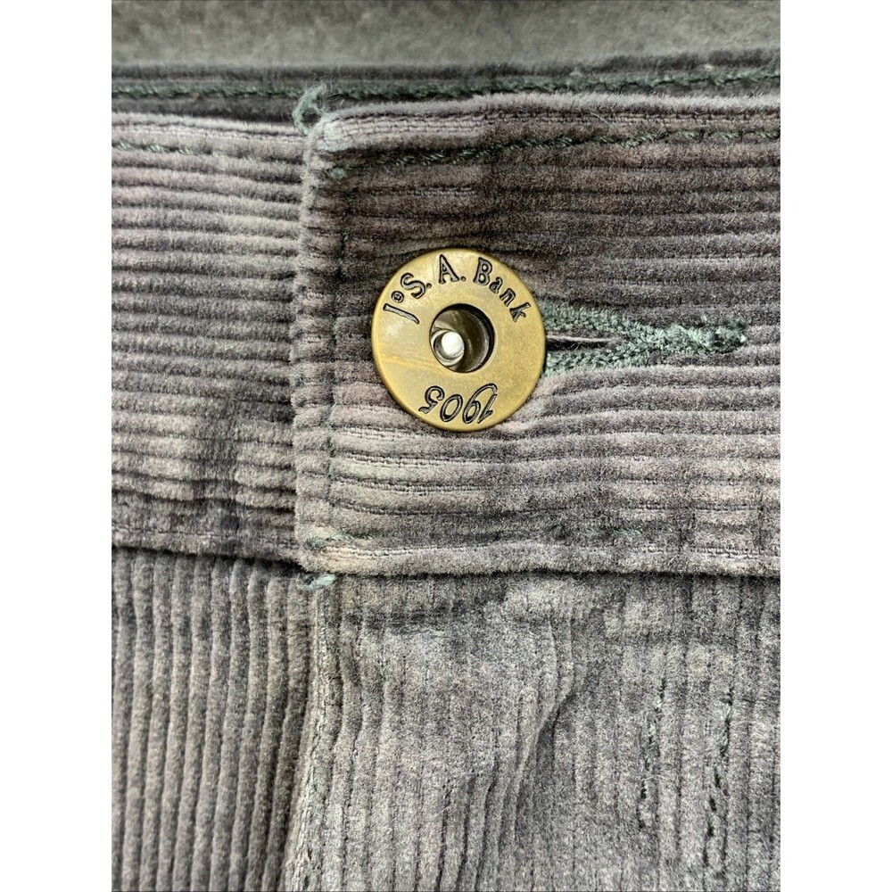 Jos. A. Banks 1905 Corduroy Pants Mens 5 Pocket Tailored Fit Gray 38X30 - Picture 11 of 15